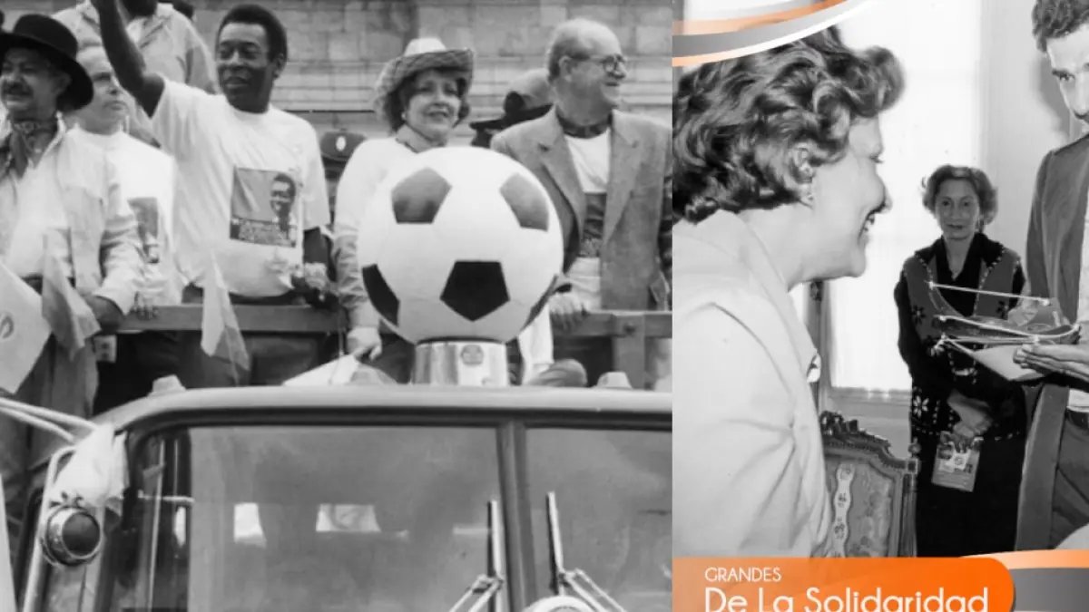 Nydia Quintero trajo a grandes personajes a la Caminata de la Solidaridad como Pelé, Menudo y otros Nydia Quintero trajo a grandes personajes a la Caminata de la Solidaridad como Pelé, Menudo y otros
